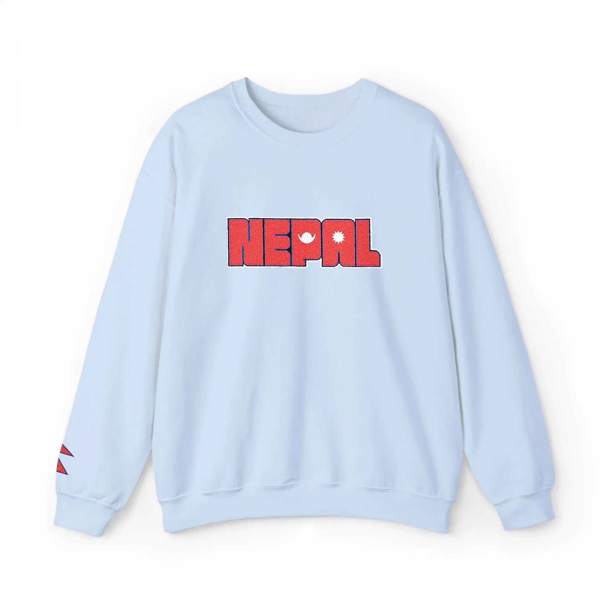 Nepal  Flag - Embroidery Unisex Sweatshirt House of Poco Loco