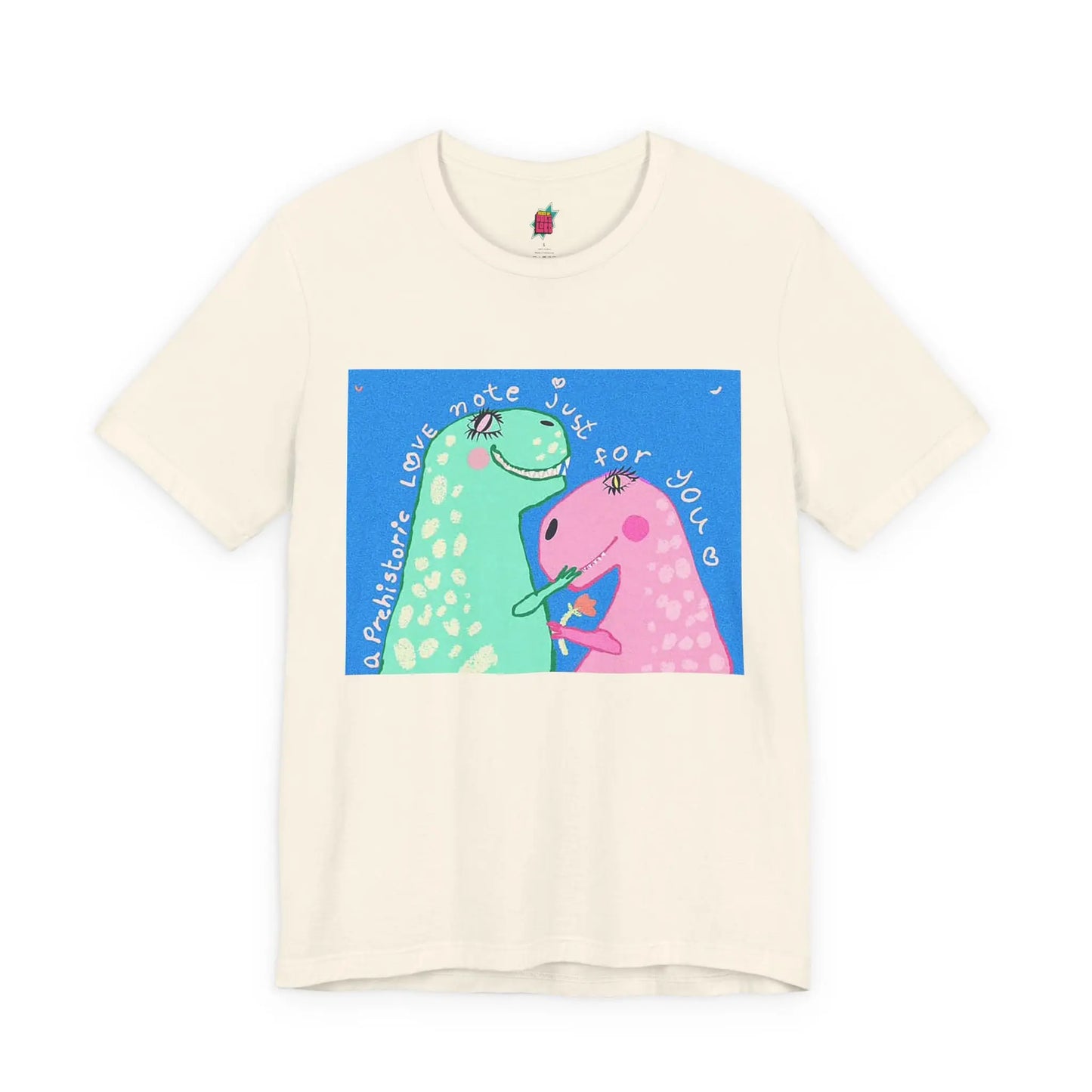 Dino Love - Pop Art Unisex Tee House of Poco Loco
