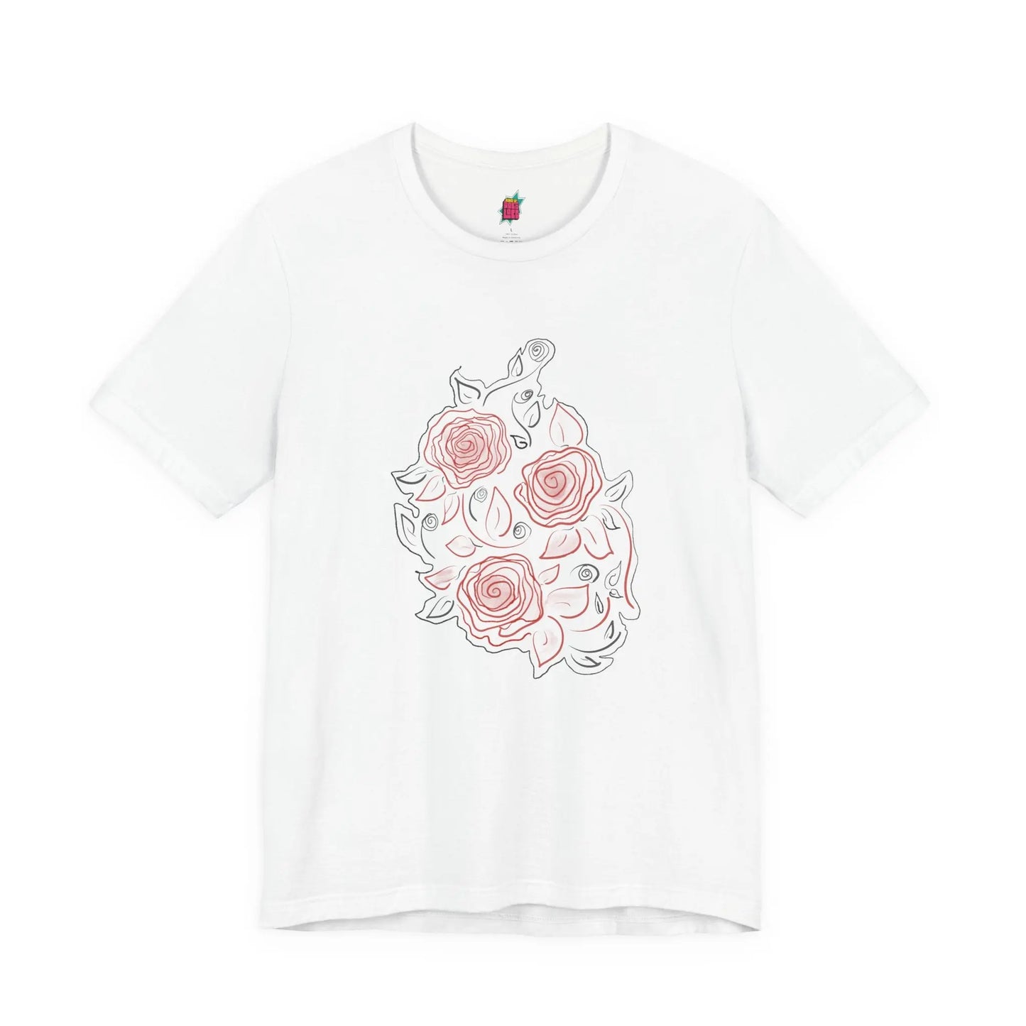 Rosy Lines - Pop Art Unisex Tee House of Poco Loco
