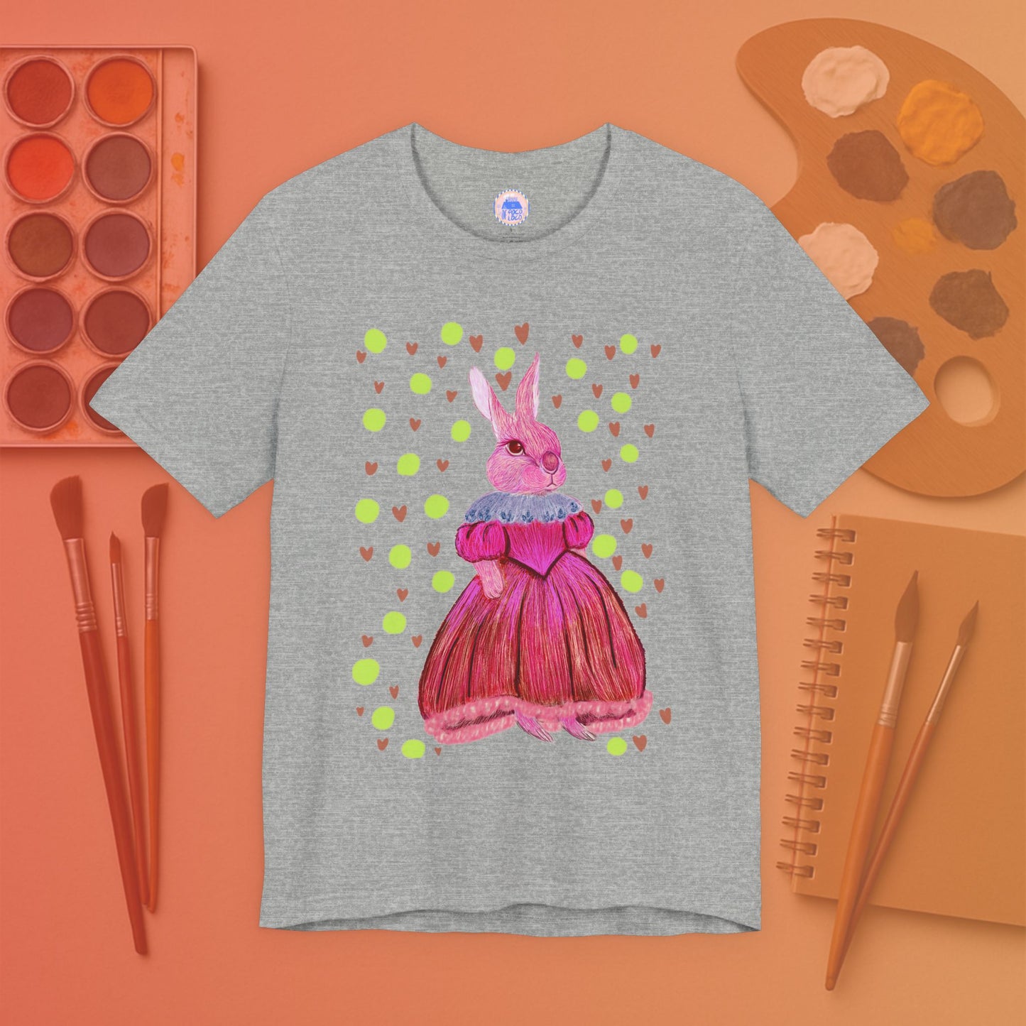 Pink Bunny - Pop Art Unisex Tee