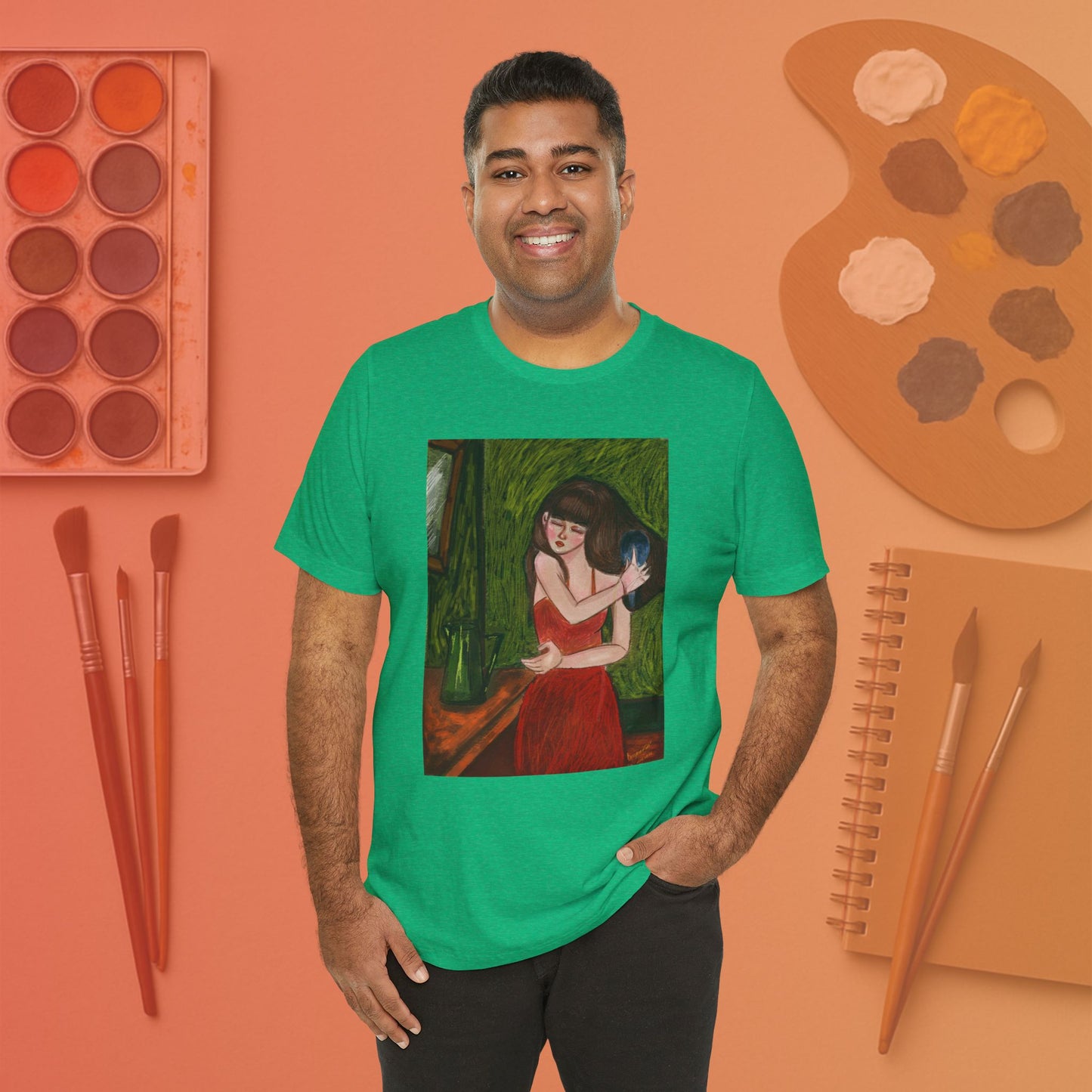 Combing Hair - Pop Art Unisex Tee