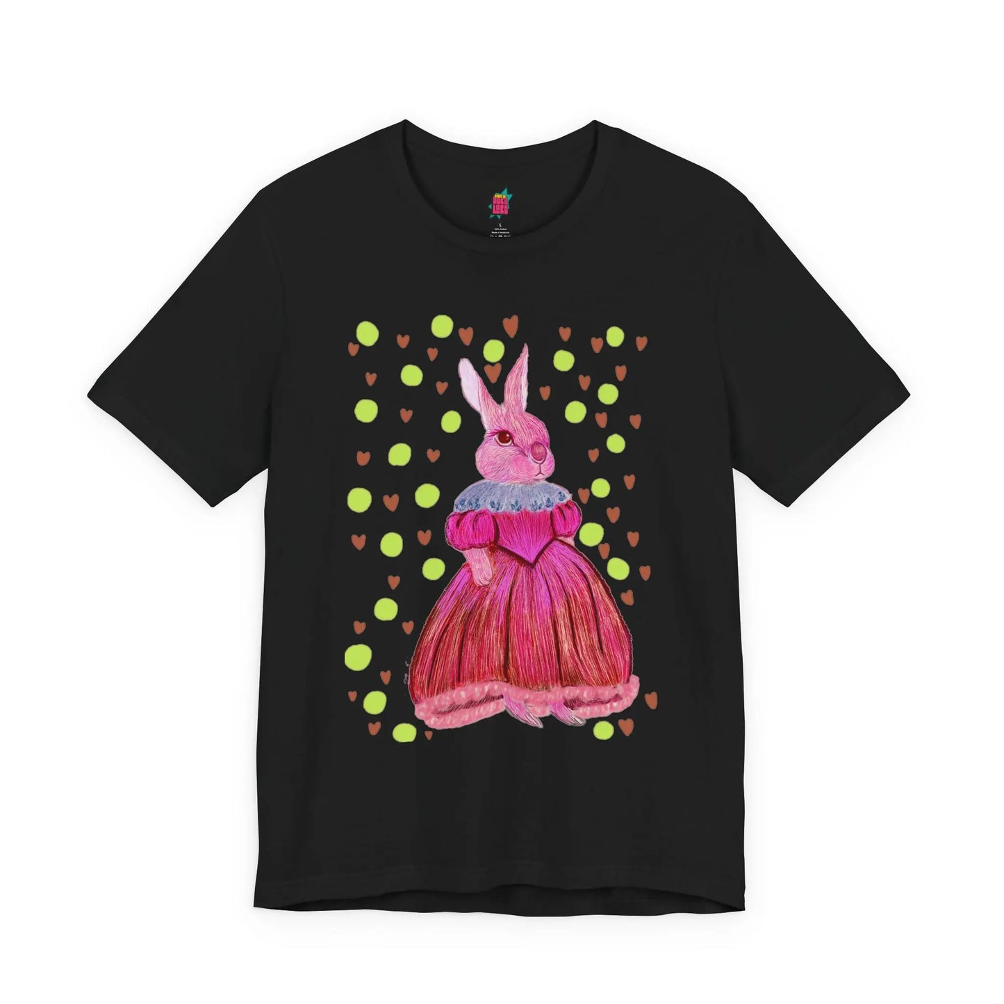 Pink Bunny - Pop Art Unisex Tee House of Poco Loco