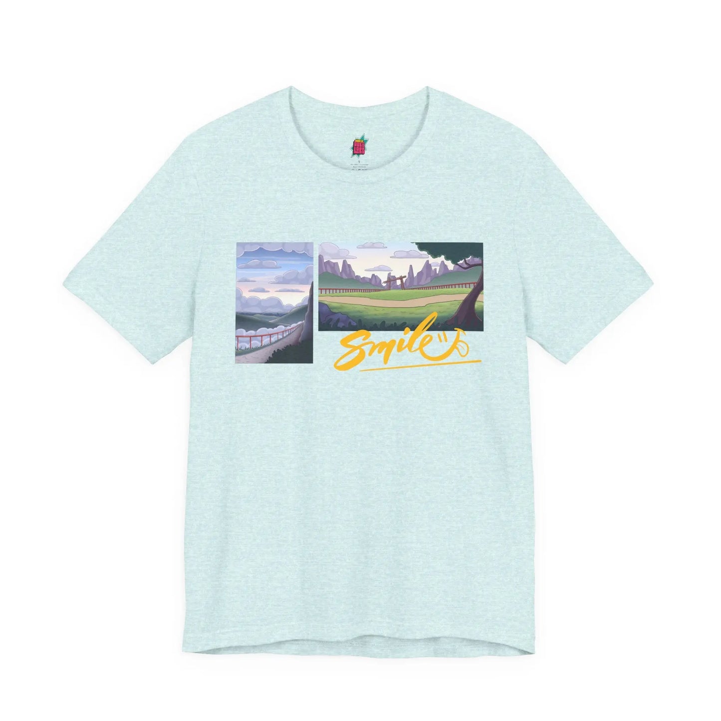 Cloudy Smile - Pop Art Unisex Tee House of Poco Loco