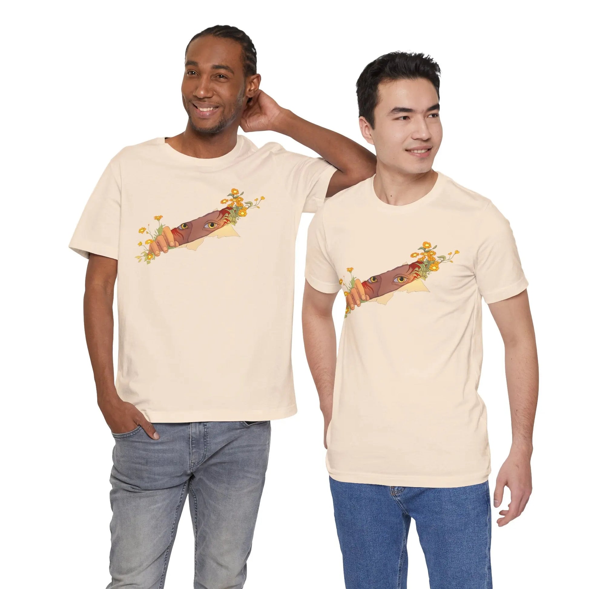 Flower Peek - Pop Art Unisex Tee House of Poco Loco