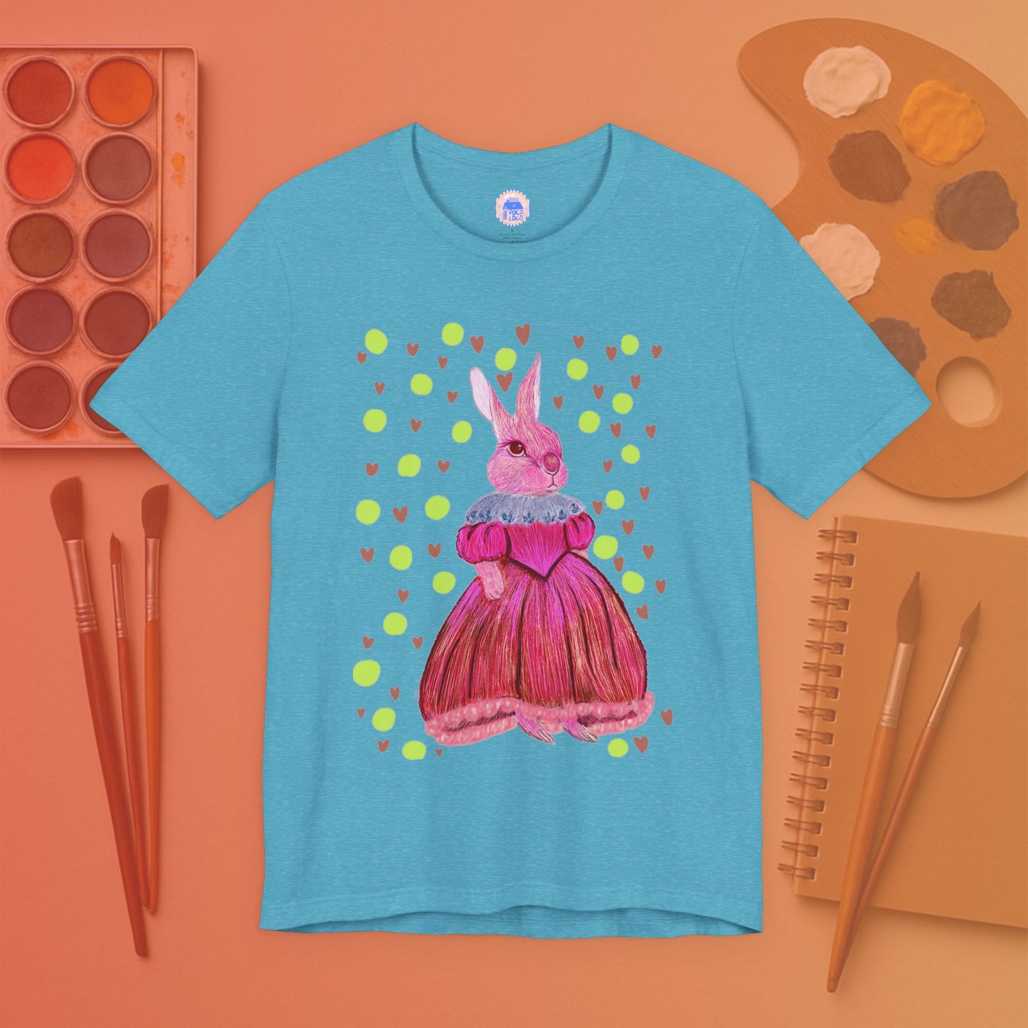Pink Bunny - Pop Art Unisex Tee