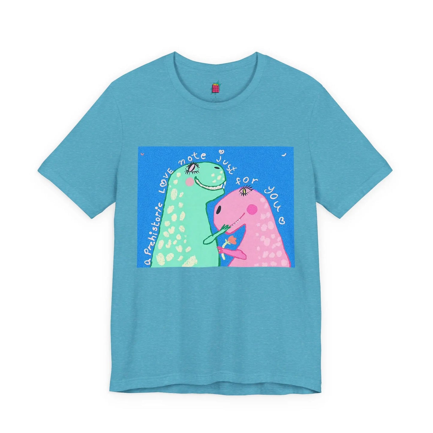 Dino Love - Pop Art Unisex Tee House of Poco Loco