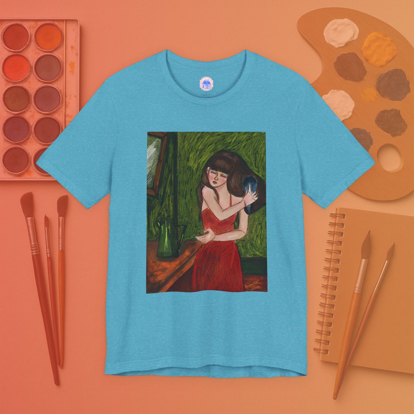 Combing Hair - Pop Art Unisex Tee