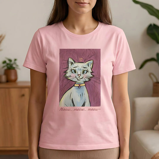 Cutest Meow Meow Pop Art T-Shirt