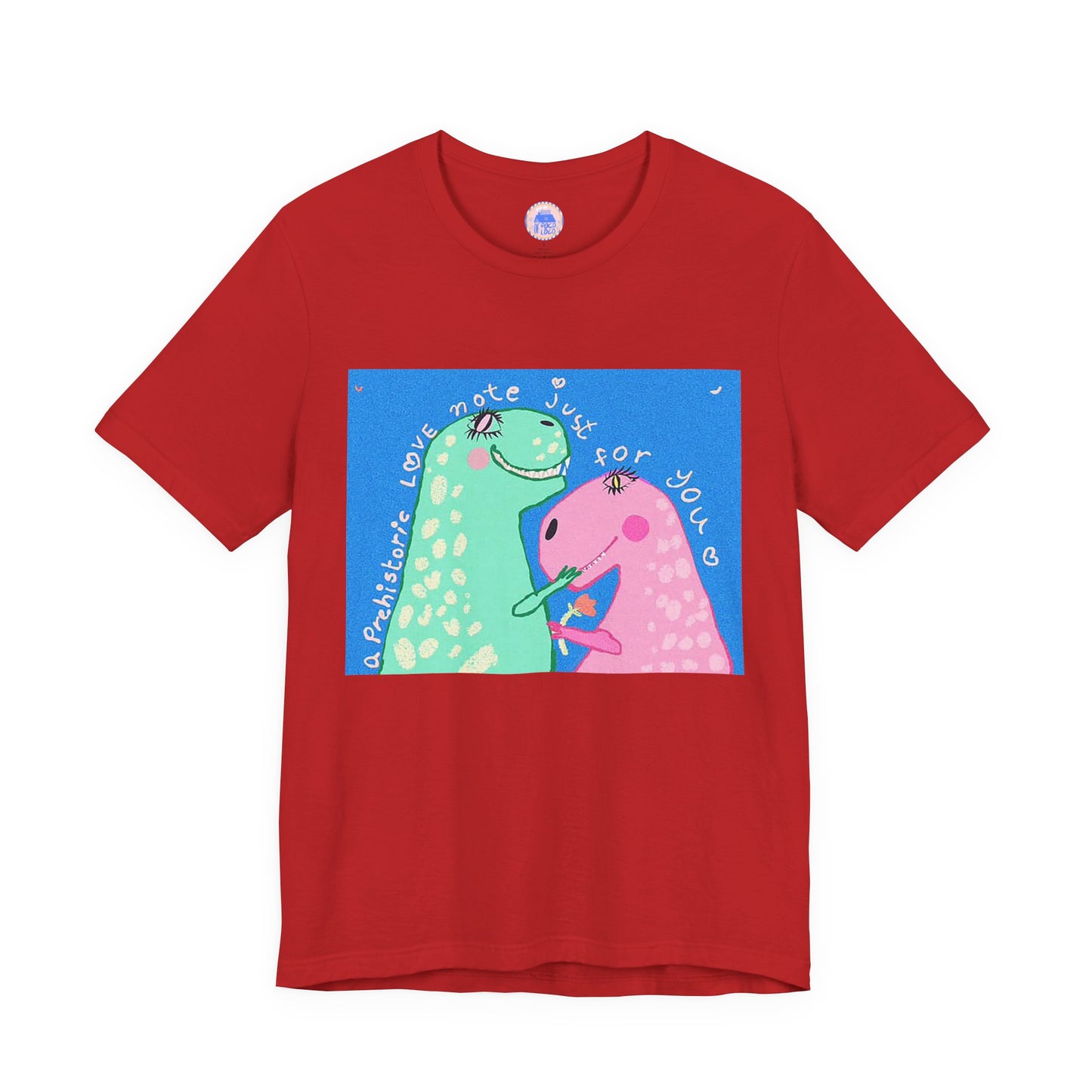 Dino Love - Pop Art Unisex Tee