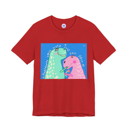 Dino Love - Pop Art Unisex Tee