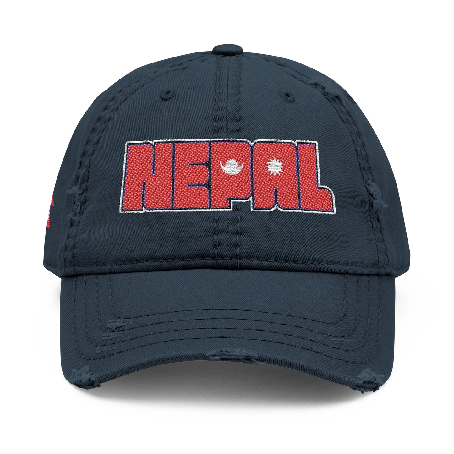 Nepal Flag - Embroidered Cap