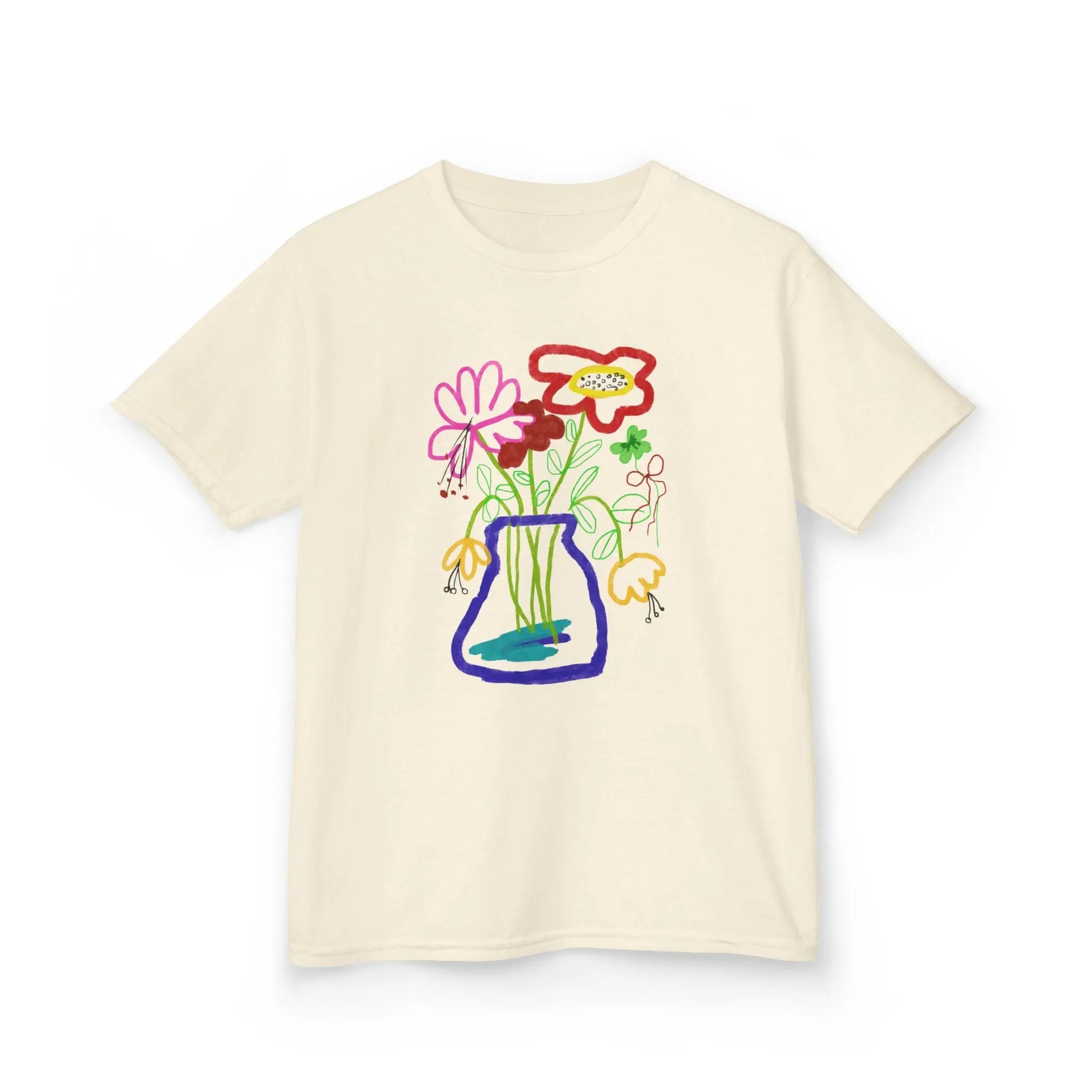 Flower Pot Doodle | Pop Art Kids Tee House of Poco Loco