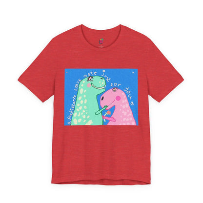 Dino Love - Pop Art Unisex Tee House of Poco Loco