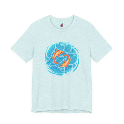 Fish in Blues - Pop Art Unisex Tee House of Poco Loco