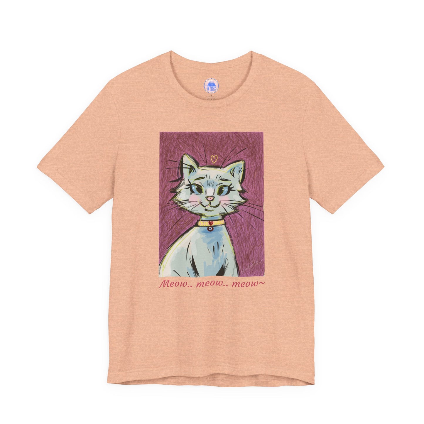 Cat Meow Meow - Pop Art Unisex Tee