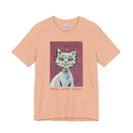 Cat Meow Meow - Pop Art Unisex Tee