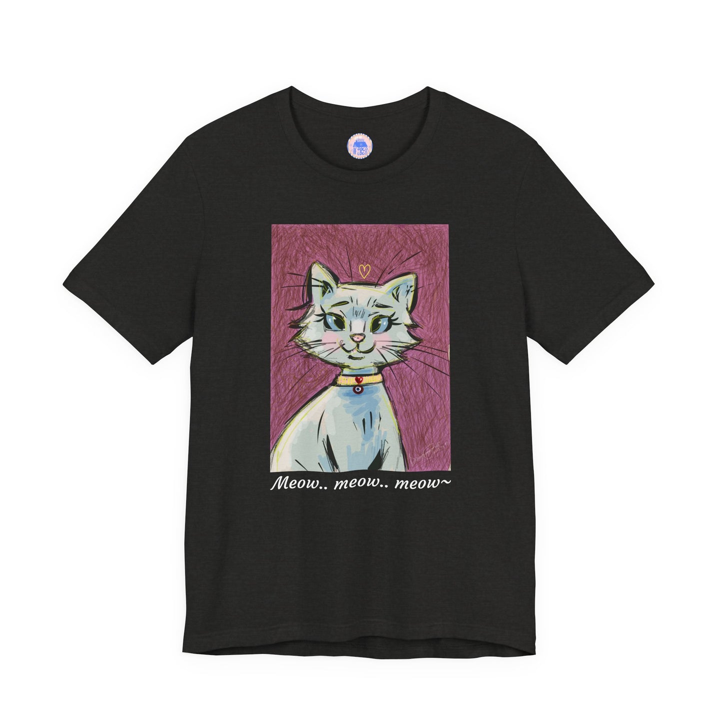 Cat Meow Meow - Pop Art Unisex Tee