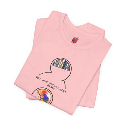 2 Parts of Brain - Pop Art Unisex Tee House of Poco Loco