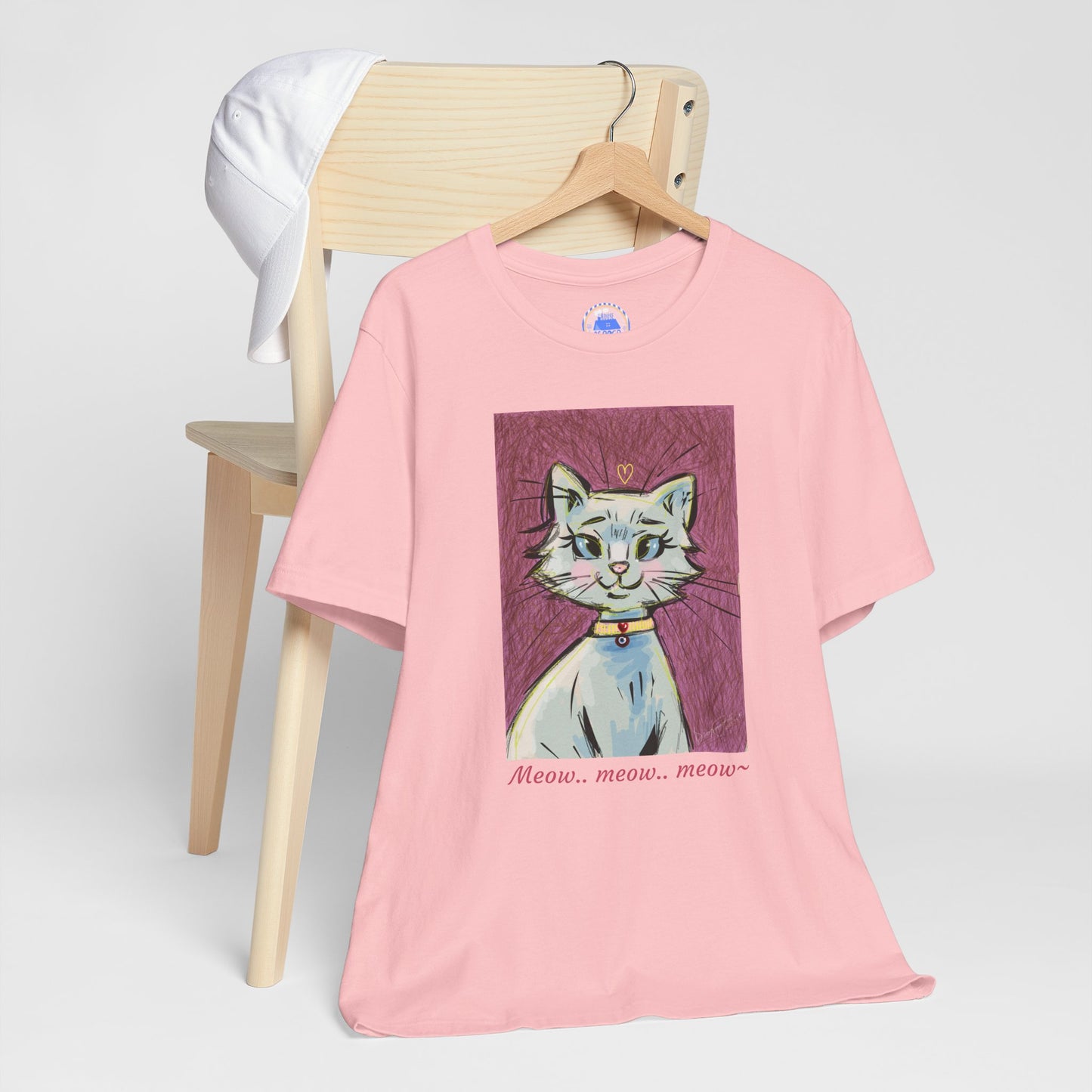 Cat Meow Meow - Pop Art Unisex Tee