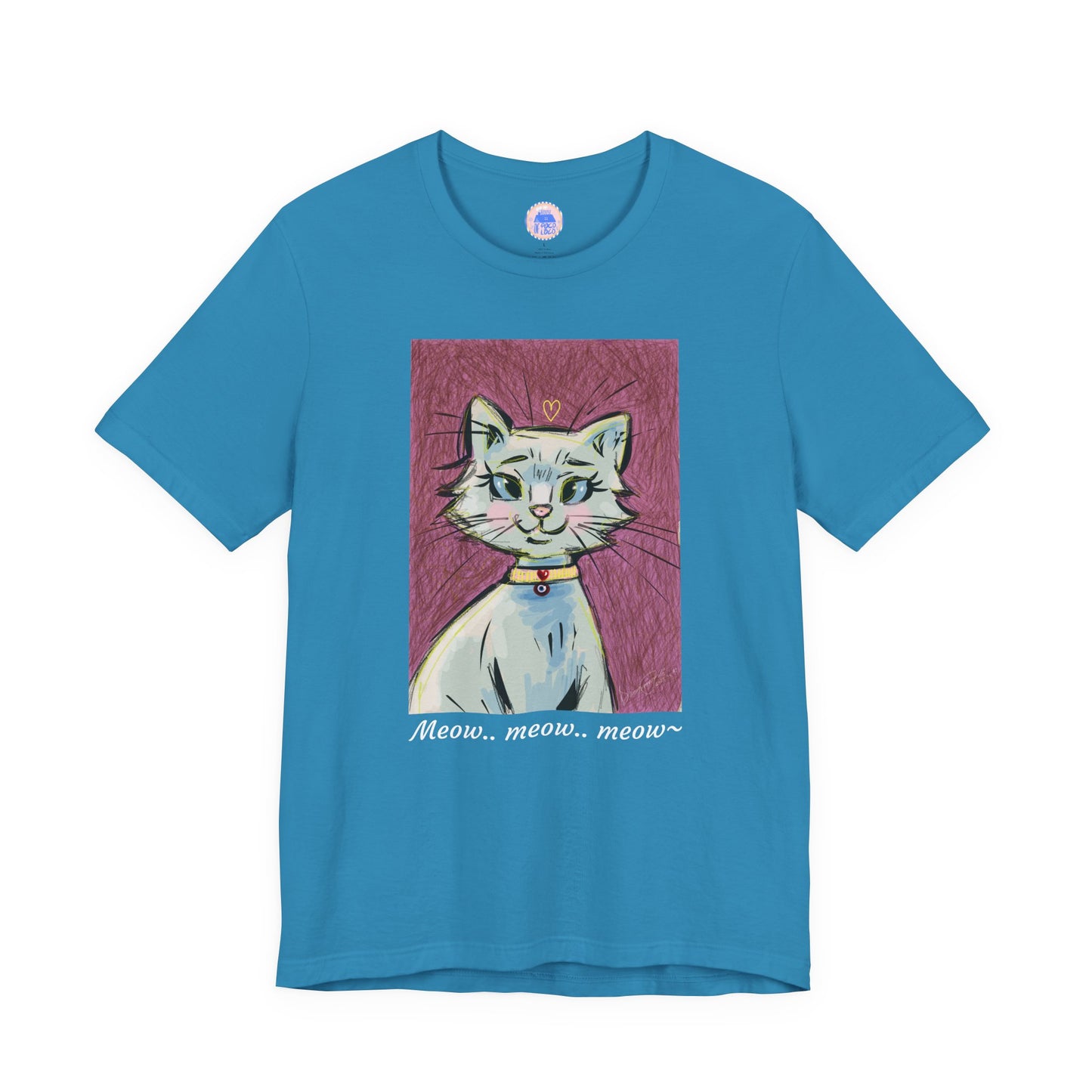 Cat Meow Meow - Pop Art Unisex Tee