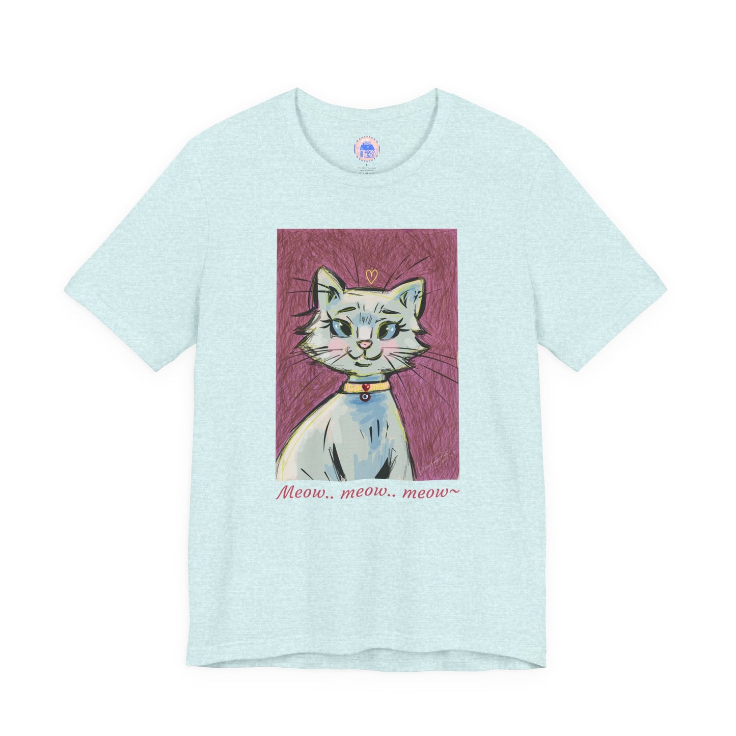 Cat Meow Meow - Pop Art Unisex Tee