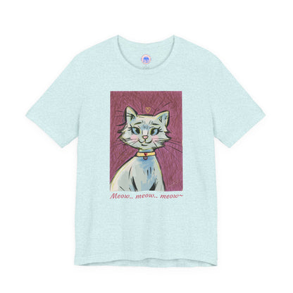Cat Meow Meow - Pop Art Unisex Tee