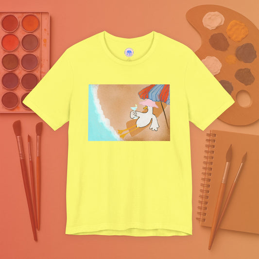 Beach Duck - Pop Art Unisex Tee