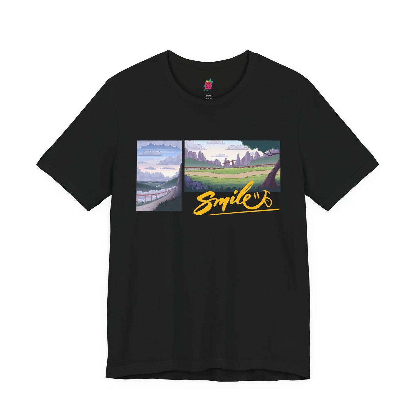 Cloudy Smile - Pop Art Unisex Tee House of Poco Loco