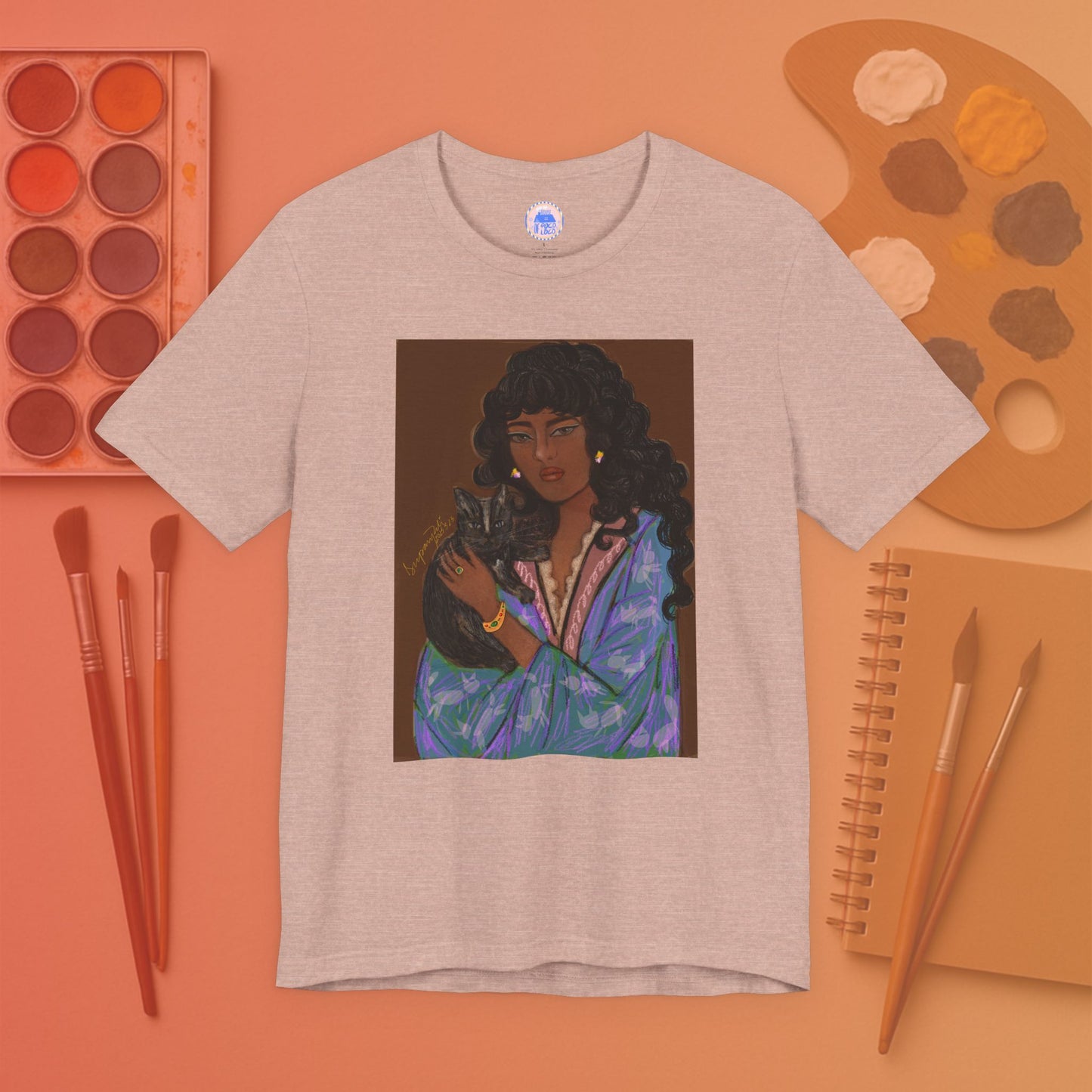 Curly Lady - Pop Art Unisex Tee