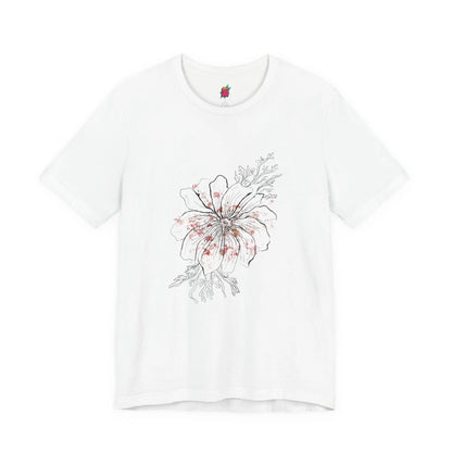 Hibiscus Flower - Pop Art Unisex Tee House of Poco Loco