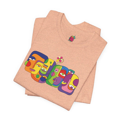 Multi Faces - Pop Art Unisex Tee House of Poco Loco
