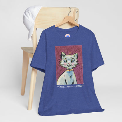 Cat Meow Meow - Pop Art Unisex Tee