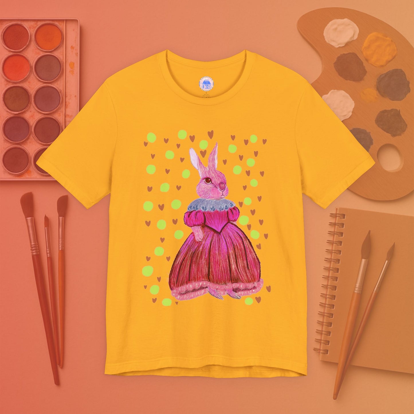 Pink Bunny - Pop Art Unisex Tee