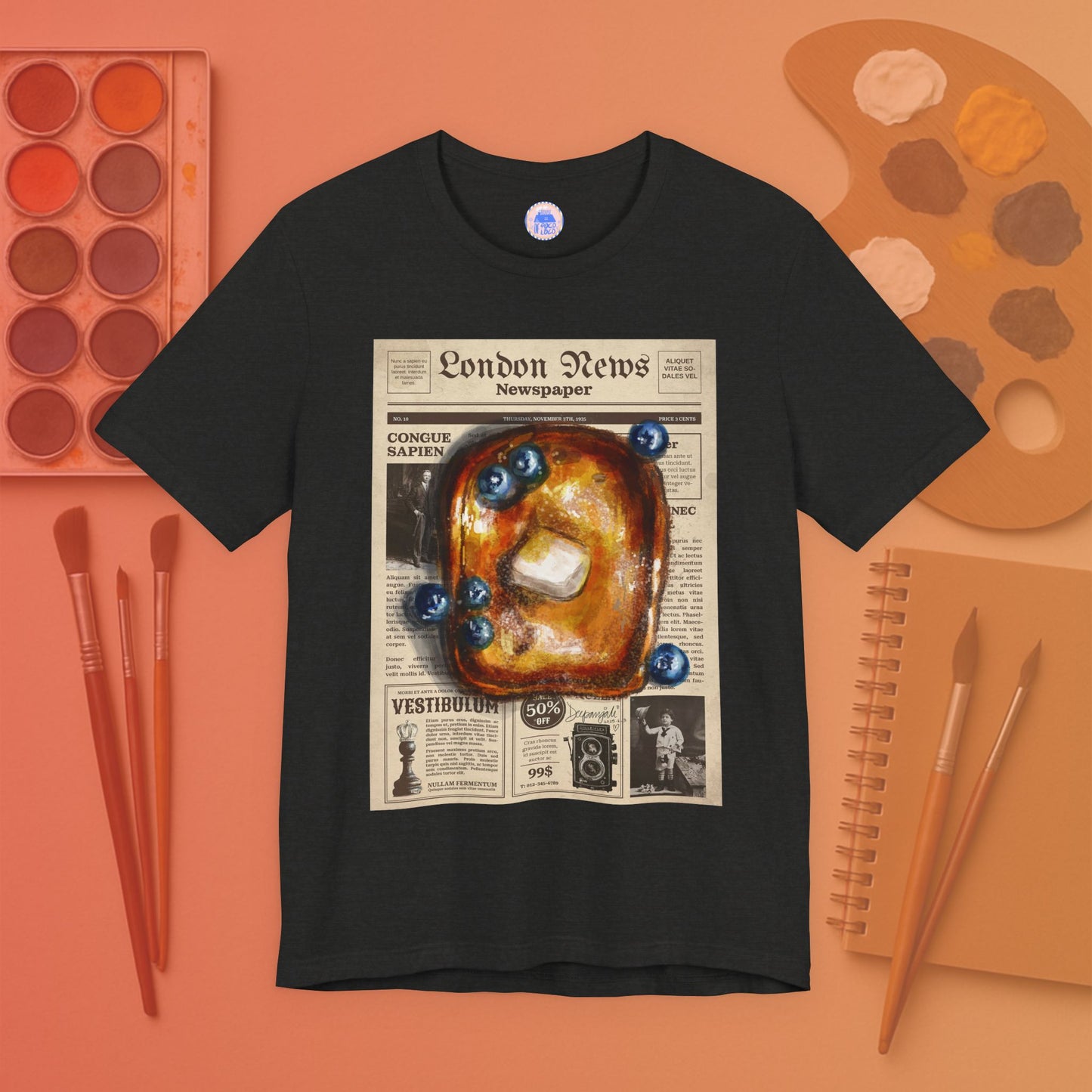 Breakfast Paper - Pop Art Unisex Tee