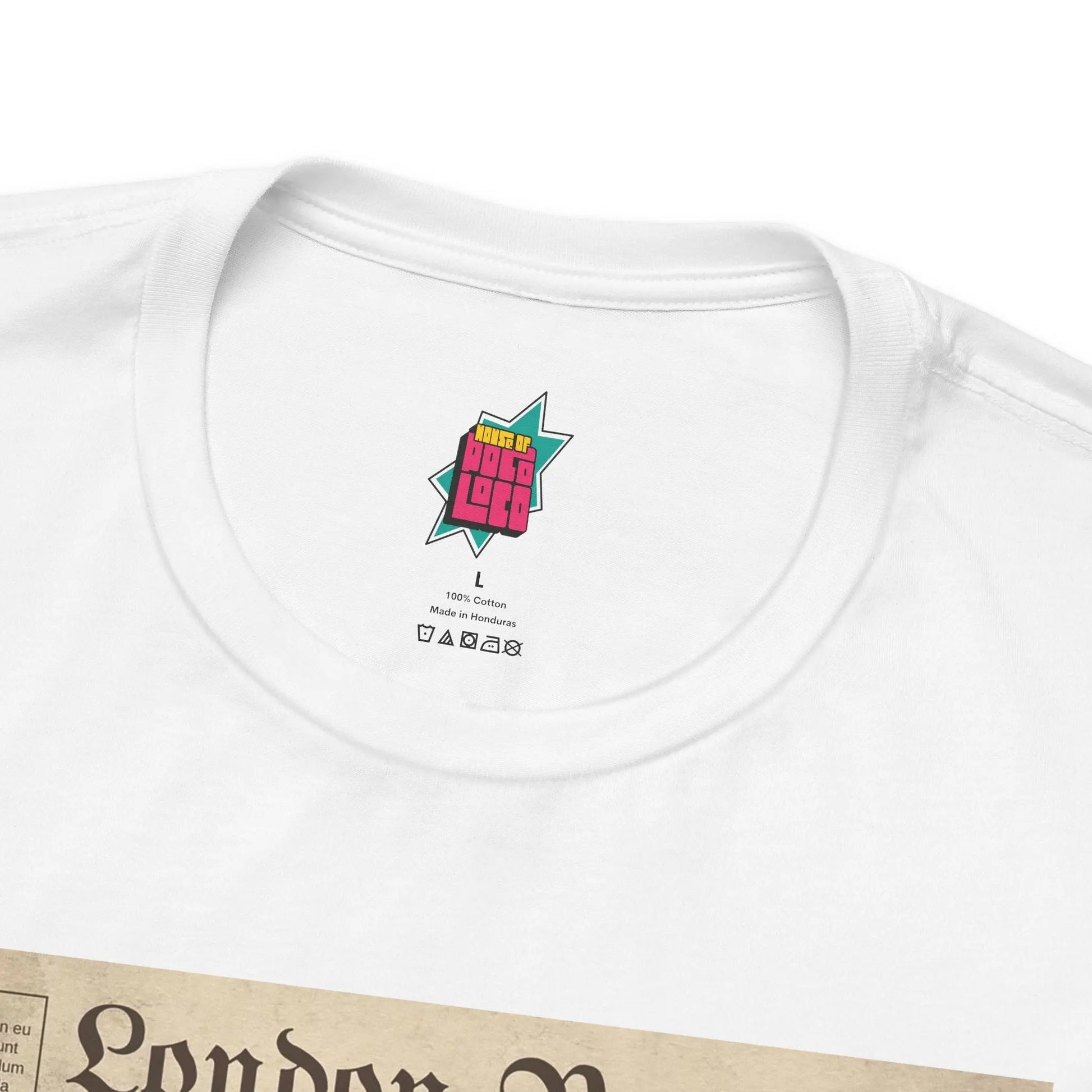 Breakfast Paper - Pop Art Unisex Tee House of Poco Loco