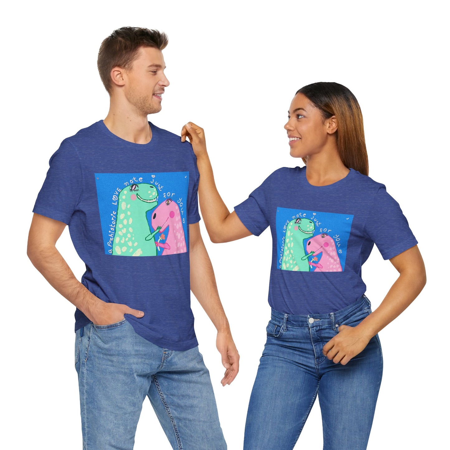 Dino Love - Pop Art Unisex Tee