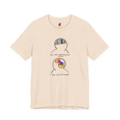 2 Parts of Brain - Pop Art Unisex Tee House of Poco Loco