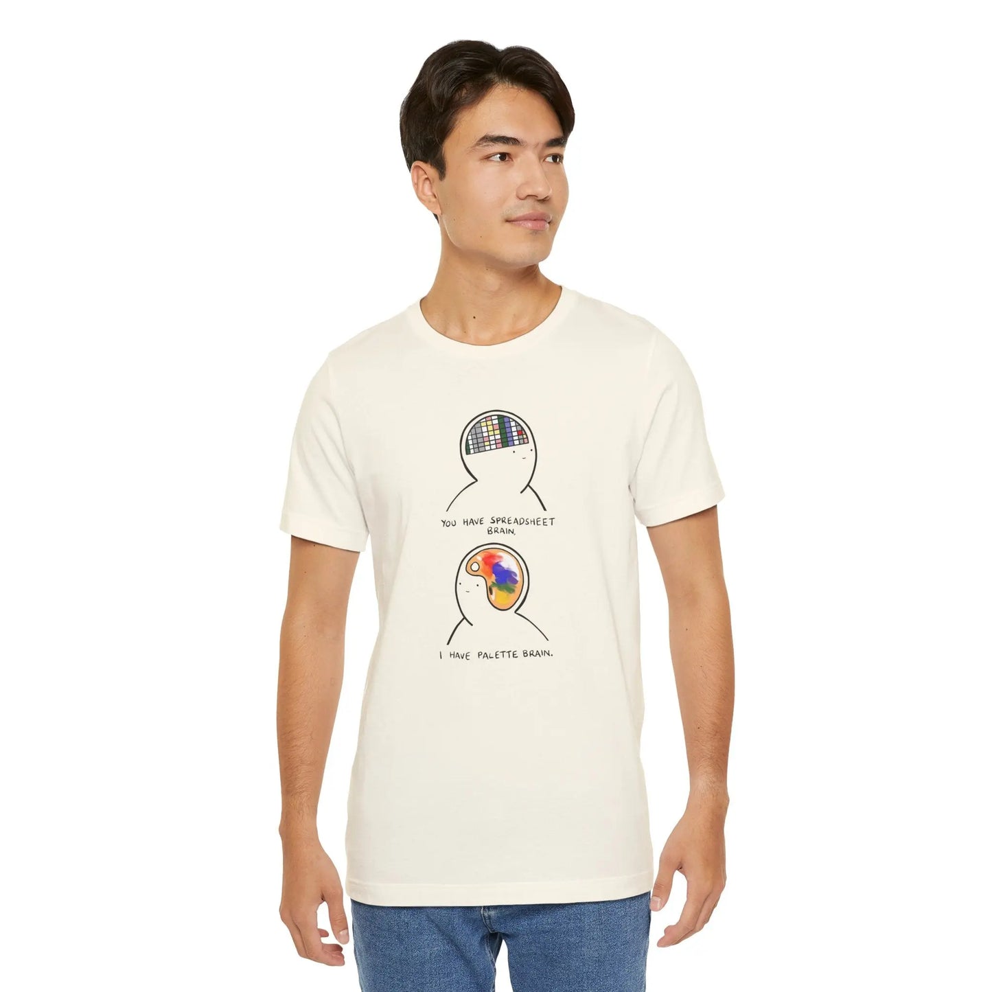 2 Parts of Brain - Pop Art Unisex Tee House of Poco Loco