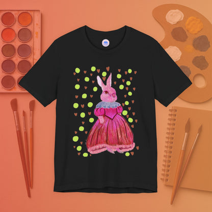 Pink Bunny - Pop Art Unisex Tee