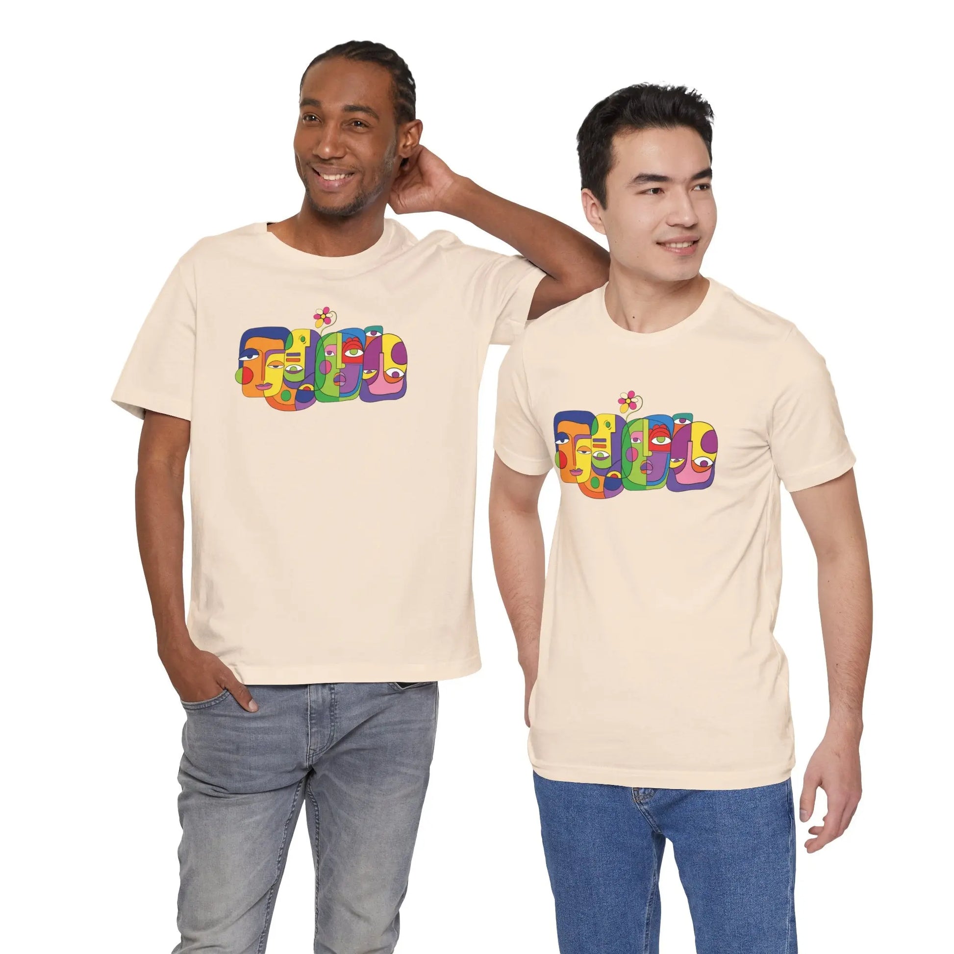 Multi Faces - Pop Art Unisex Tee House of Poco Loco