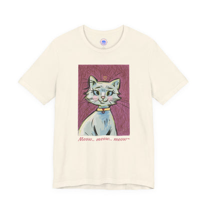 Cat Meow Meow - Pop Art Unisex Tee