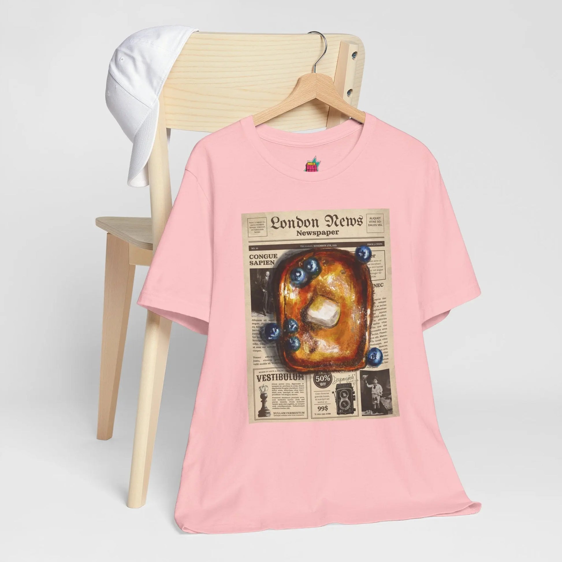 Breakfast Paper - Pop Art Unisex Tee House of Poco Loco