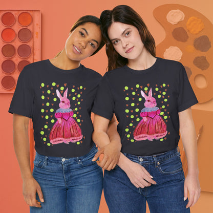 Pink Bunny - Pop Art Unisex Tee