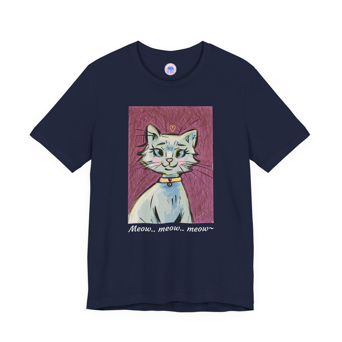 Cat Meow Meow - Pop Art Unisex Tee
