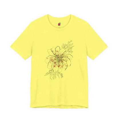 Hibiscus Flower - Pop Art Unisex Tee House of Poco Loco