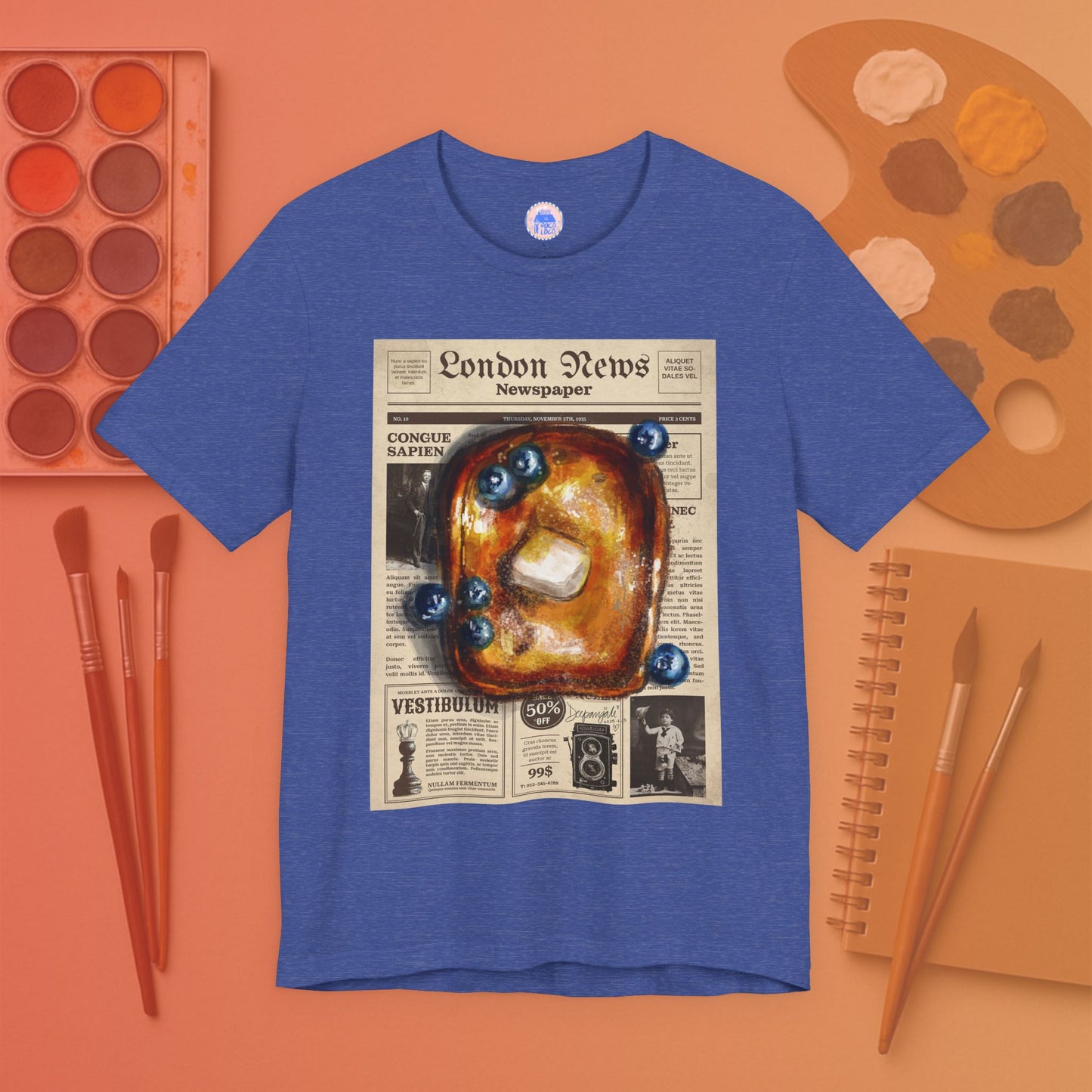 Breakfast Paper - Pop Art Unisex Tee