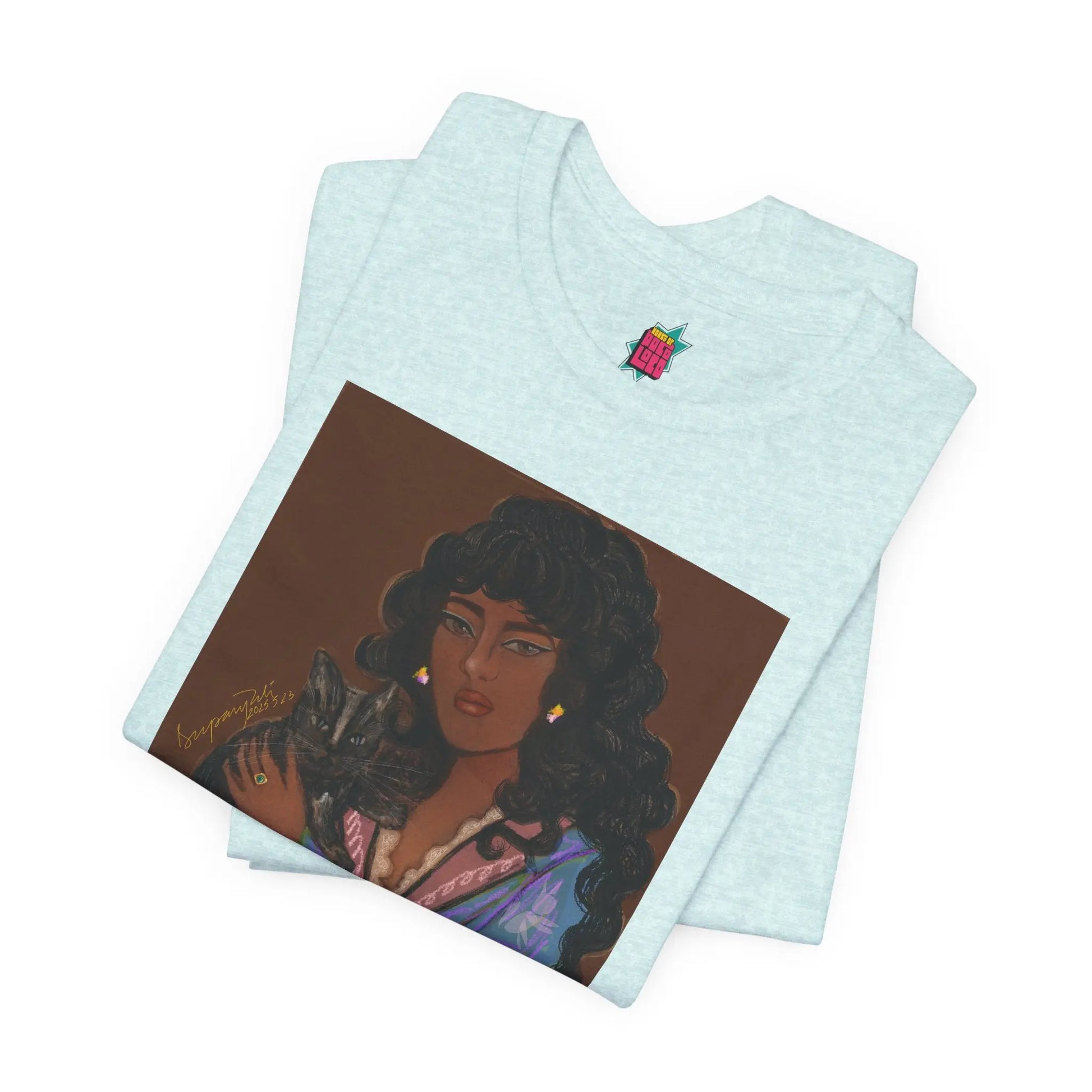 Curly Lady - Pop Art Unisex Tee House of Poco Loco