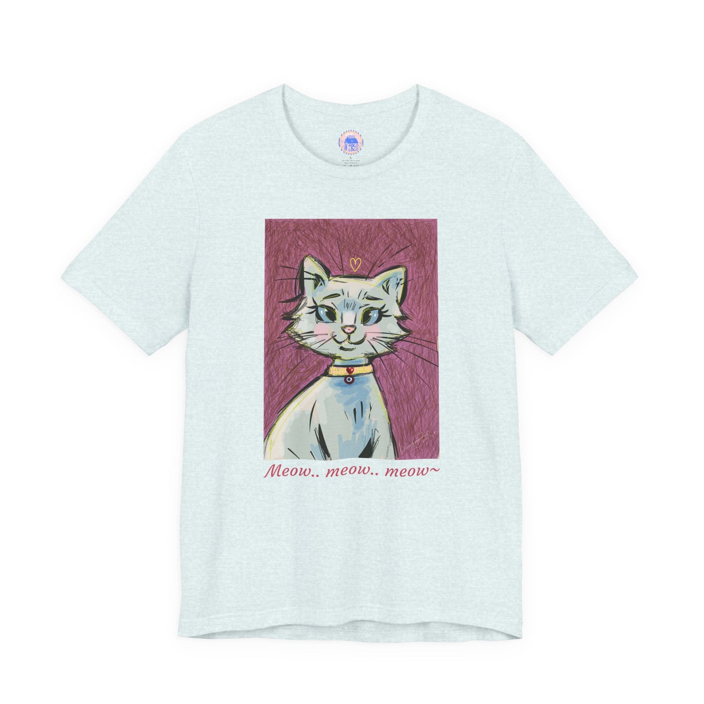 Cat Meow Meow - Pop Art Unisex Tee