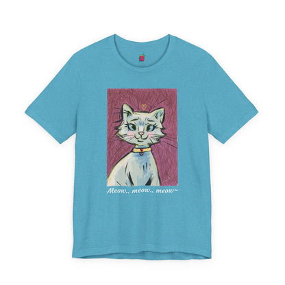 Cat Meow Meow - Pop Art Unisex Tee House of Poco Loco