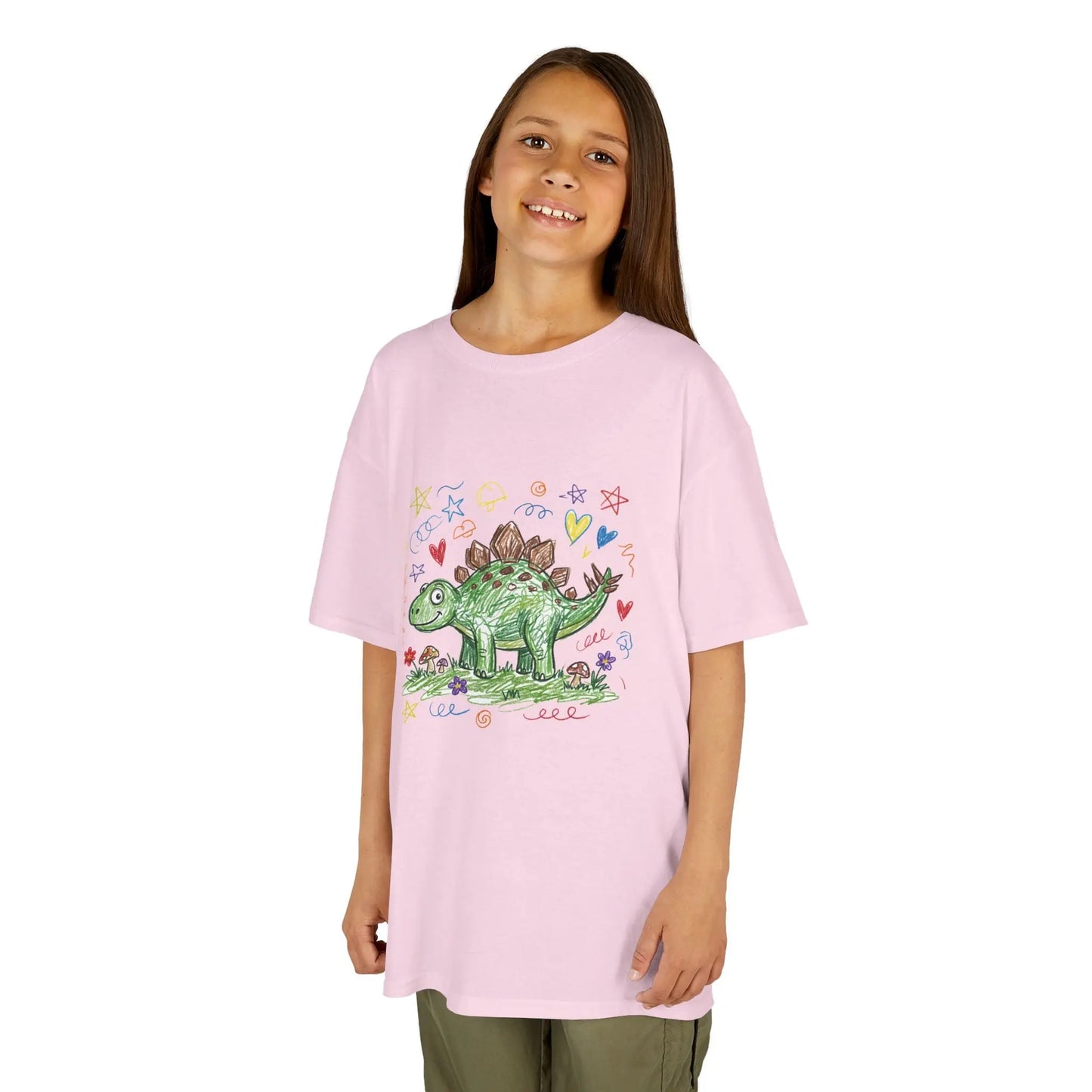 Stego Scribble Dino | Pop Art Kids Tee House of Poco Loco